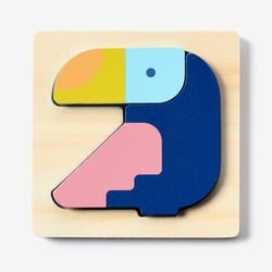 Mon mini puzzle 2 pièces Toucan Oxybul