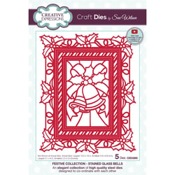 Matrices de découpe - Vitrail cloches - 5 dies - Creative Expressions