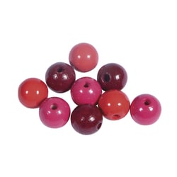 Perles en bois 12mm Assortiment