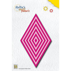 Matrices de découpe Nellie's Choice - Diamant - 11 pièces - Acier
