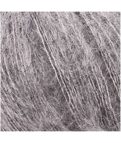 Fil à tricoter Essentials Super Kid Mohair Loves Silk 25 gr - Rico Design 30 Gris clair mélangé