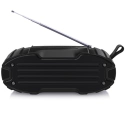 Enceinte Bluetooth Outdoor Waterproof Avec Fonctions Mains-Libres et FM Autonomie 8H Noir YONIS