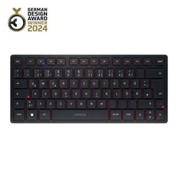 Clavier compact 2,4 GHz, Bluetooth 5.0 et filaire - KW 9200 MINI - Rechargeable - Noir