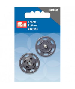 Boutons pressions 25mm gris - Prym Gris