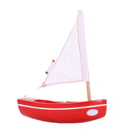 Bateau Le Bâchi rouge 17cm - Maison Tirot