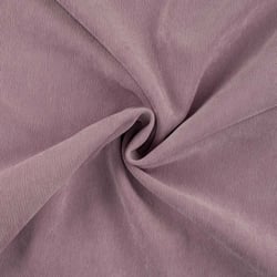 Tissu Velours milleraies uni Vieux rose