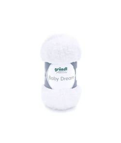 Fil layette à tricoter Baby Dream - Gründl 1 Blanc