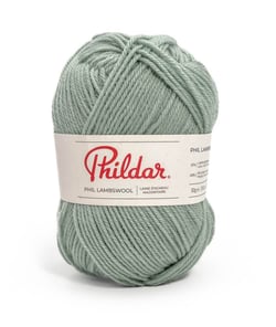 Pelote de laine d'Agneau à tricoter Phil Lambswool - Phildar Tilleul Vert