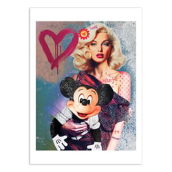 Affiche 30x40 cm - Love Heart - Mr Pablo Costa