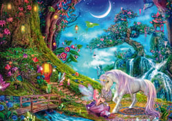 Puzzle 1000 pièces - Histoire du Soir au Clair de Lune - Schmidt Spiele