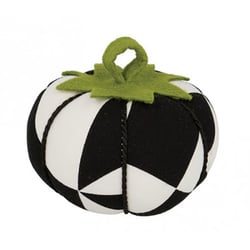 Tomates porte épingles noir et blanc graphique 8cm