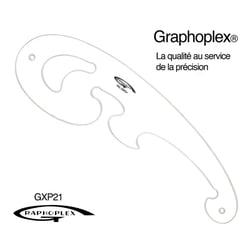 Graphoplex - Pistolet en Altuglas transparent 30 cm