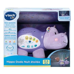 Veilleuse bébé Hippo Dodo Nuit Etoilée