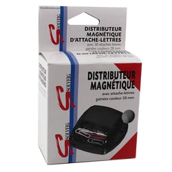Distributeur Magnétique De Trombone + 30 Trombones Couleurs (28Mm) - Solveig