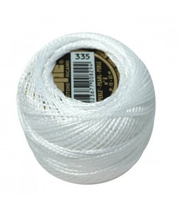 Coton perlé ISPE N°8 - 10GR - Distrifil 335 Blanc