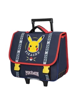 Cartable à roulettes Mybagstory - Noir,Jaune - Pokémon