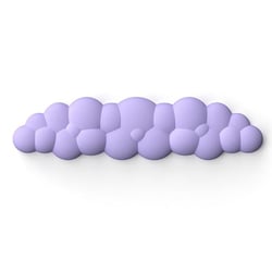 Tapis De Souris Ergonomique En Mousse À Mémoire Pour Un Confort Optimal Violet 2 YONIS