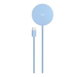 Force Power Chargeur sans Fil Magnétique 15W Qi MagSafe Bleu