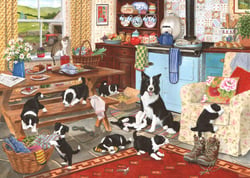 Puzzle 1000 pièces - Collie Wobbles - HOP - House of Puzzles