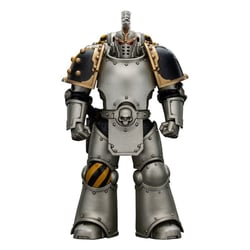 Warhammer The Horus Heresy - Figurine 1/18 lron Warriors Command Squad Chosen with Legion Standard 12 cm