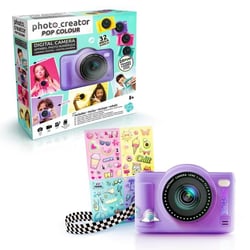 Photo Creator -Appareil Photo Numérique Pop Couleur Violet- Avec carte SD 8Go incluse - CLK 041
