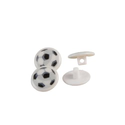 Bouton enfants queue football 15mm