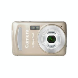 Appareil Photo Numérique Enfant 2.4' 16MP 720P Multifonction Cadeau Anniversaire Or YONIS