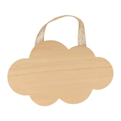 Silhouette nuage 25x15x0,8 cm - bois - Artemio