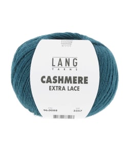 Pelote CASHMERE EXTRA LACE exceptionnelle à tricoter - 25gr- Lang Yarns : Une laine d’exception, douce et luxueuse 0088 Bleu