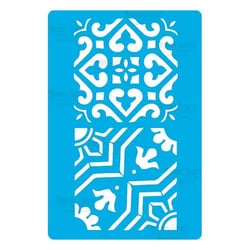 Pochoir plastique souple réutilisable 18,5 x 14,5 cm Fabrika Decoru DECORATION 323