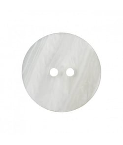 Carte de 2 boutons Polaire Ecru 28mm - Union Knopf Ecru