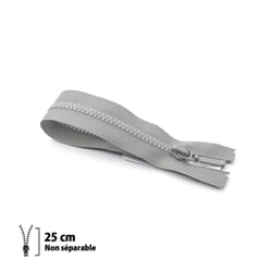Fermeture éclair Z48 - PRESTILON 4 mm 25 cm - Non Séparable