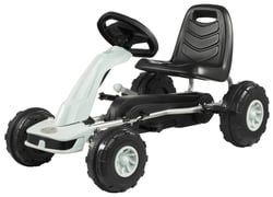 Quad Enfant 3-5 Ans, Voiture à Pédales, 2 Freins à Main sur Roues Arrières, Roues métal + Plastique