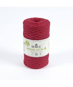 Coton recyclé ECO VITA 4 (250gr) ! - Dmc - certifié Oeko-Tex 05 Rouge