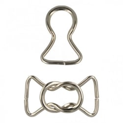 Lot de 2 sets clip ceinture et bagagerie en métal 2,8cm