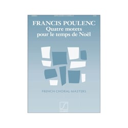 Partition musicale Salabert - Quatre Motets Pour Le Temps De Noël - Francis Poulenc - Chant