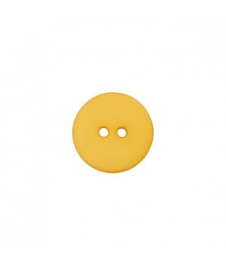 Carte de 2 boutons Polyester Jaune 25mm - Union Knopf Jaune