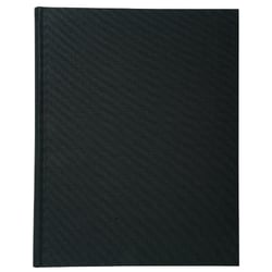 Registre 32x25cm ligne folioté 200 pages - Noir - Exacompta