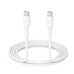 Belkin Câble USB-C vers USB-C pour Appareils USB-C Charge Rapide et Synchronisation Blanc