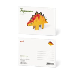 CARTE POSTALE STEGOSAURE