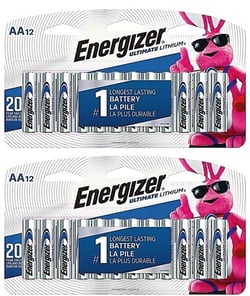 Lot de 10 piles Ultimate LITHIUM, Mignon, AA, LR6, 1,5 V