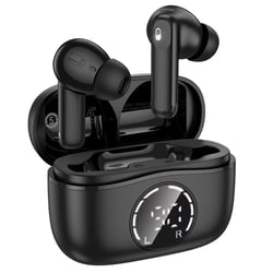 Ecouteurs Bluetooth ANC ENC Réduction De Bruit Sans Fil Autonomie 7h Noir Noir YONIS