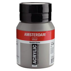 Peinture Acrylique - Gris neutre - 710 - Amsterdam - Pot de 500ml