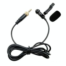 Microphone Sans Fil Lavalier 3.5mm Avec Couvre-Vent En Fourrure De Lapin YONIS