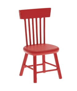 Chaise miniature - Rouge - 4,5x4x8,5cm - Rico Design Rouge