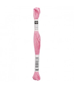 Fil à broder mouliné Uni - Rico Design 066 Rose