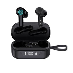 Ecouteurs Bluetooth Sans Fil Réduction De Bruit Intelligente Blanc ANC Noir YONIS