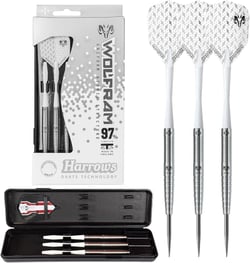 Fléchettes Wolfram 90 steel 21g - Harrows - Rouge