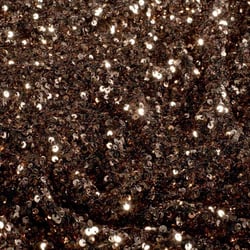 Tissu Maille stretch Sequin Bronze