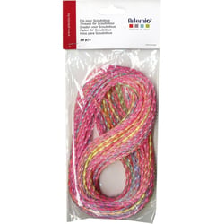 Scoubidous torsadés transparents 30 pièces